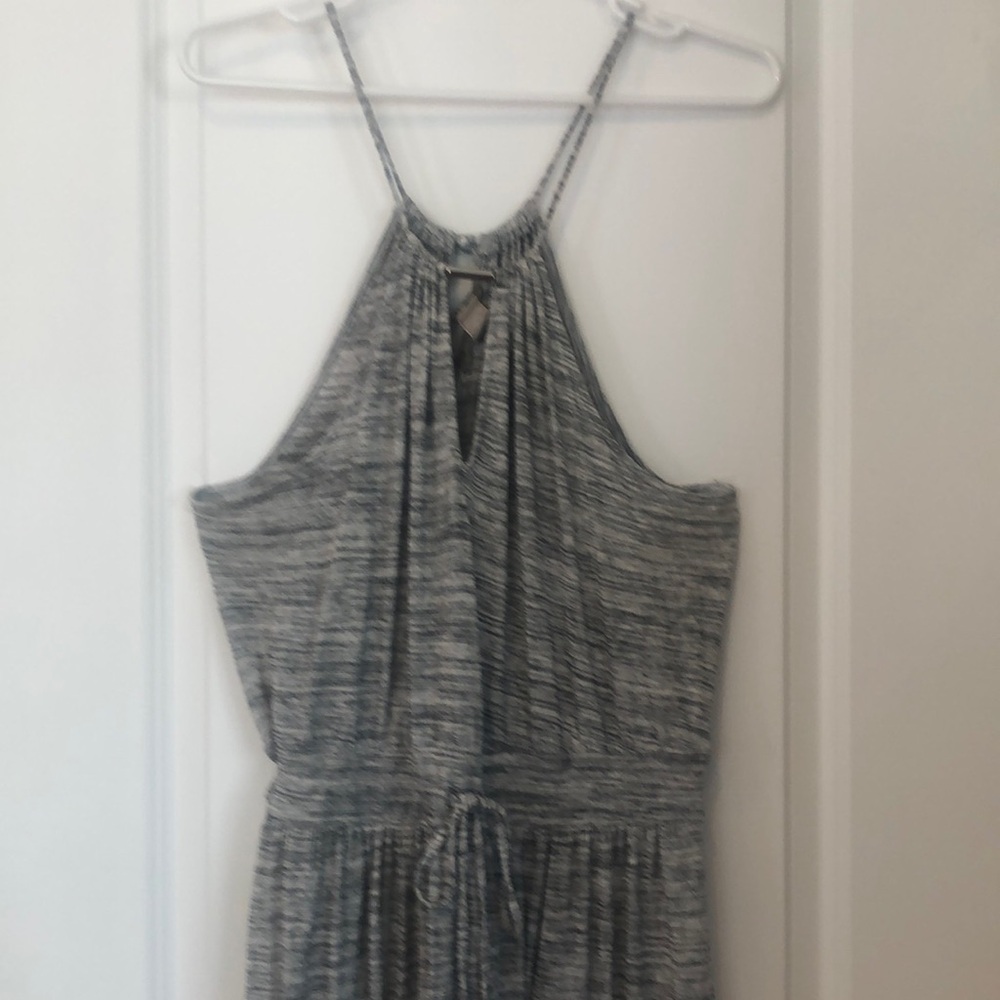 Banana Republic Heather Gray Maxi Sleeveless